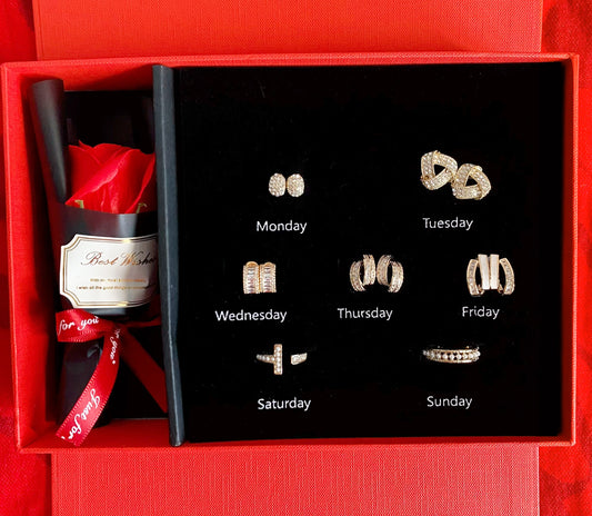 Rhinestone Diary Jewelry Set