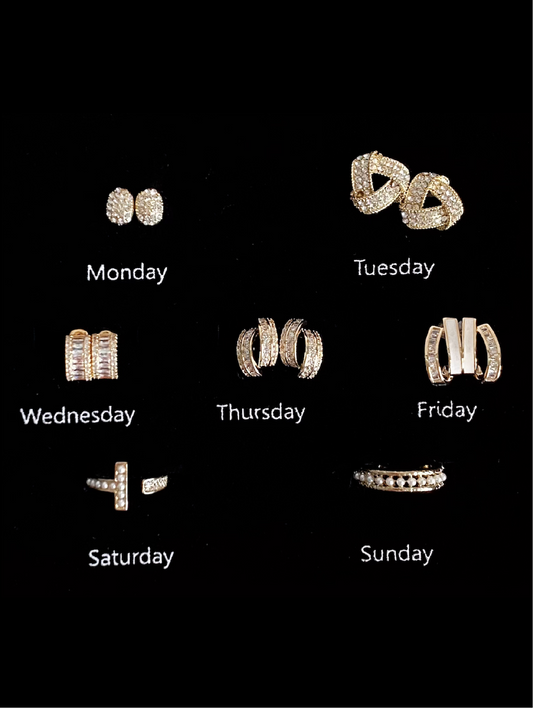 Rhinestone Diary Jewelry Set