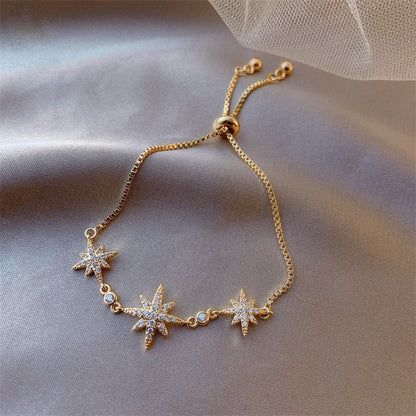 Sunstar Rhinestone Decor Charm Jewelry Set