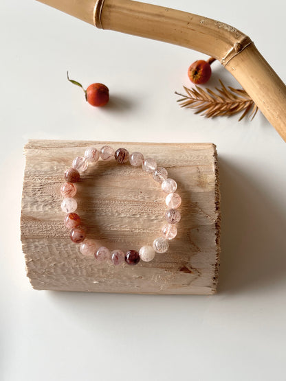 Saturn Yellow · Smoky Quartz & Super Seven & Agate Stacking Bracelets
